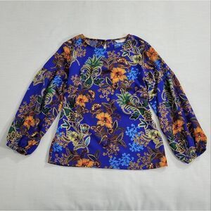 Papaya Floral Blouse  